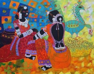 Contemporary Indian Artist-Anuradha Thakur-Laasya Blog