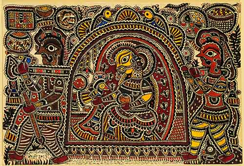 Indian Traditional Art - Madhubani