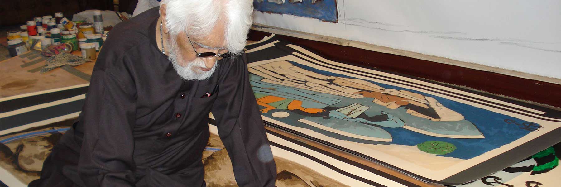 M.F. Husain’s Chinese Scroll Series