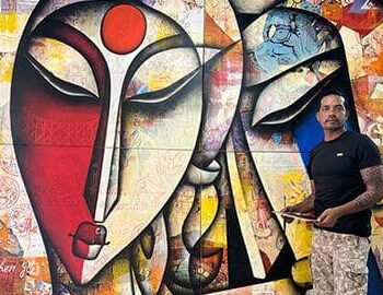 large commision art by jagannath paul