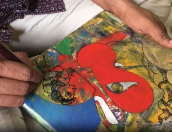 BEHIND THE SCENES: WATCH ARTIST RAMESH GORJALA AT WORK