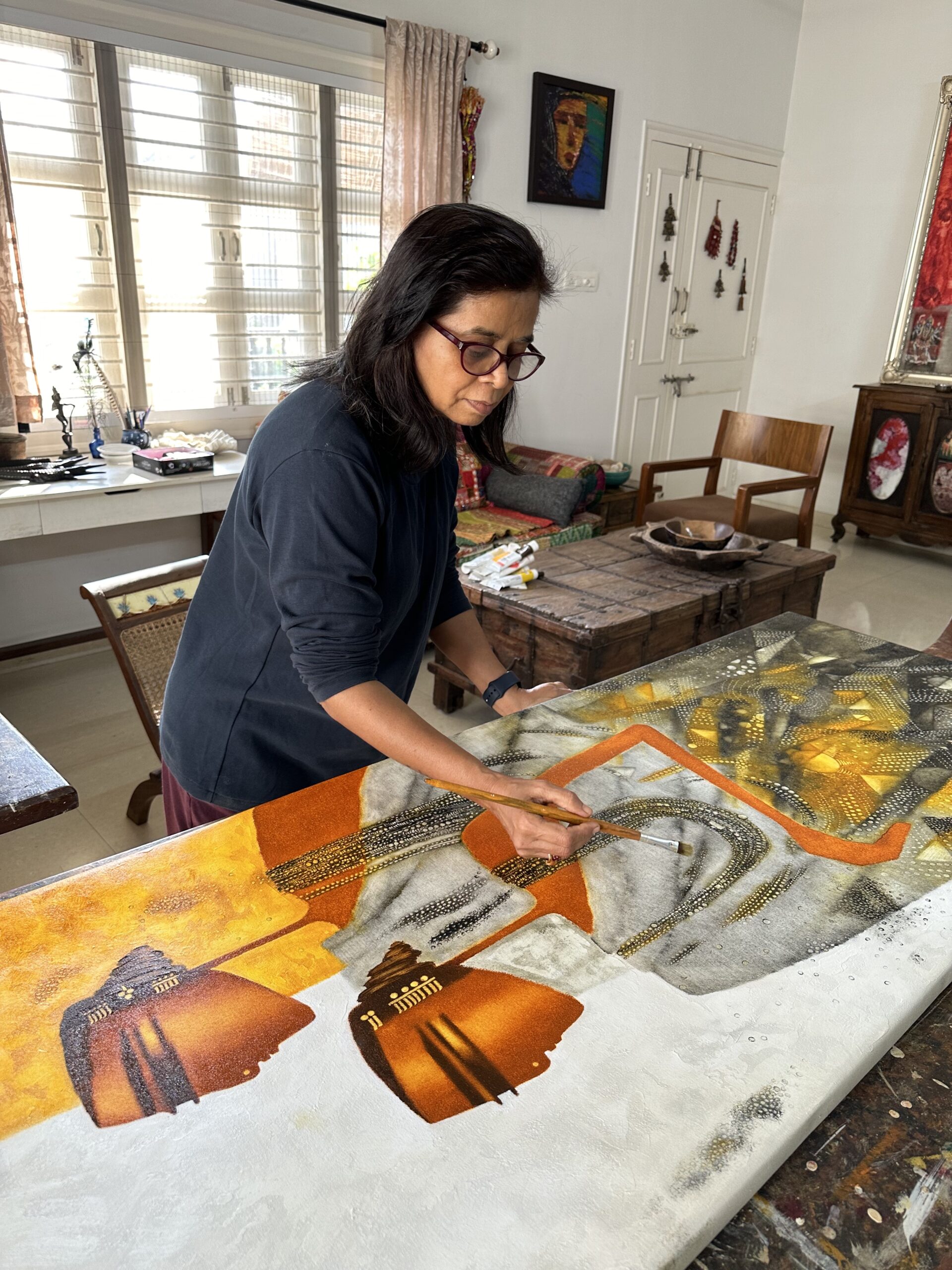 Bharti Prajapati's, Beej - New Series of Indian Rural Paintings 2024