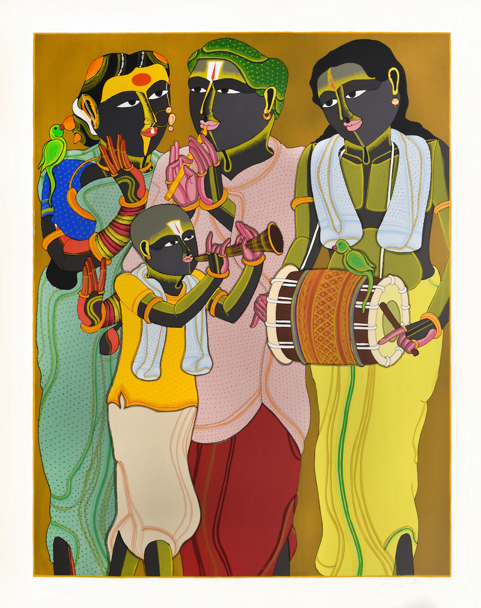 Thota Vaikuntam serigraph Celebration