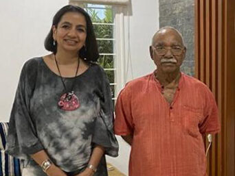 Sonia with Thota Vaiukuntam