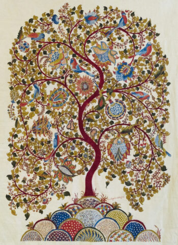 J Niranjan _ Tree of Life _ Natural dyes on cloth _ 57 x 40 inches _ $ 2,750