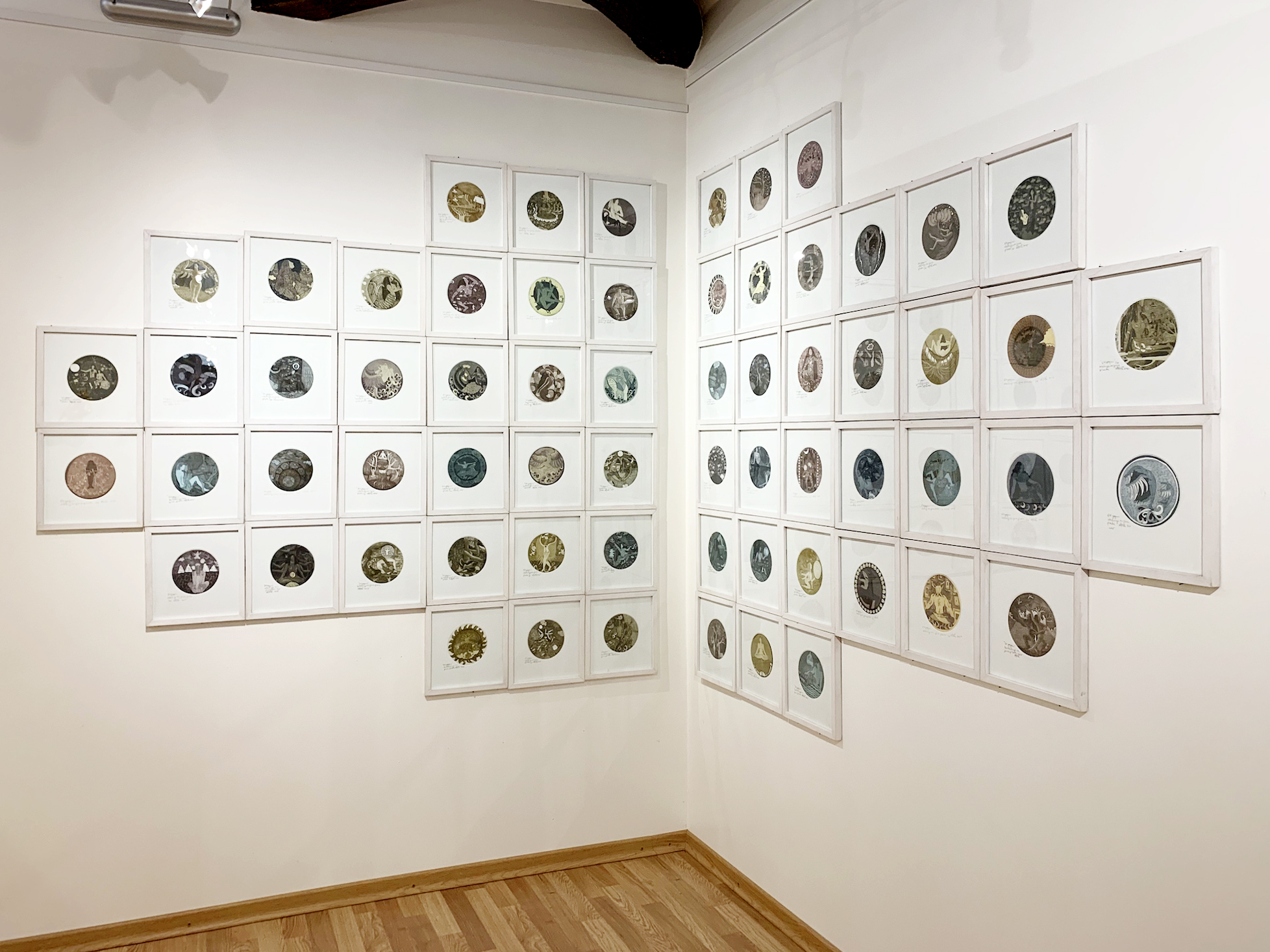 Seema Kohli installation at Indian Art exhibition in Belgium