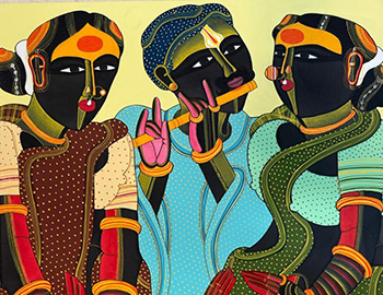 NEW ARRIVALS: PAINTING BY ARTIST THOTA VAIKUNTAM