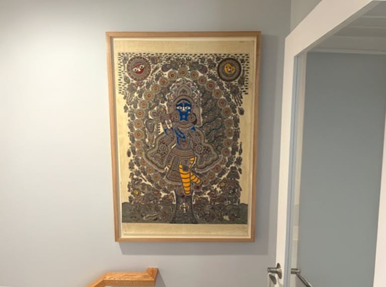 Client Installation: Mithila Art - Krishna