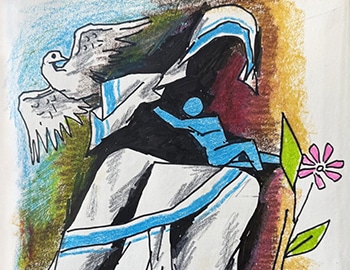 New arrivals: Painting by Artist M.F. HUSAIN