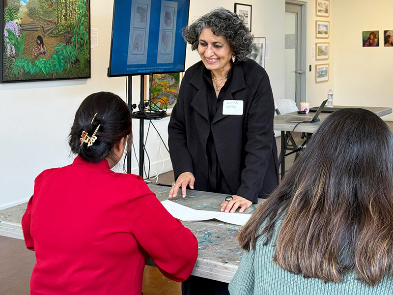 SEEMA KOHLI: HANDS-ON WORKSHOP AT PACIFIC ART LEAGUE SEEMA KOHLI: HANDS-ON WORKSHOP AT PACIFIC ART LEAGUE