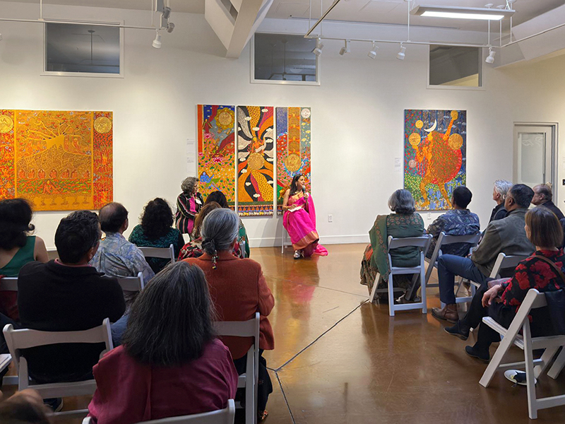 SEEMA KOHLI: OPENING RECEPTION & ARTIST TALK IN PALO ALTO, CALIFORNIA Seema Kohli Opening Reception