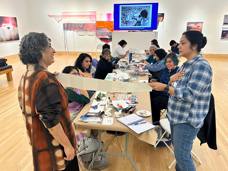 SEEMA KOHLI: HANDS-ON WORKSHOP AT TRITON MUSEUM SEEMA KOHLI: HANDS-ON WORKSHOP AT TRITON MUSEUM