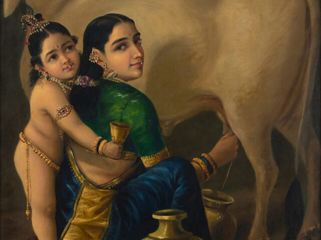 Raja Ravi Varma Sets Historic Auction Record with Yashoda and Krishna Painting