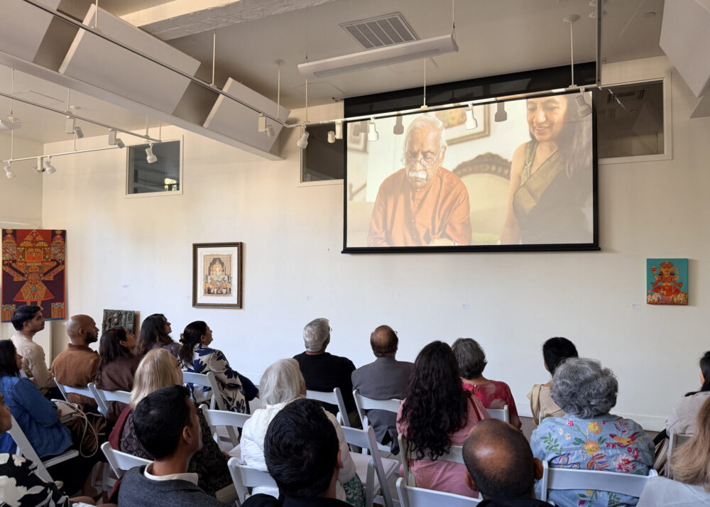 LIVING LEGENDS: CURATING A MILESTONE EXHIBITION WITH LAXMA GOUD AND THOTA VAIKUNTAM Laxma Goud exhibition artworks displayed at Laasya Art Living Legends exhibition