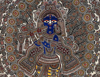 TRADITIONAL MITHILA ART FROM INDIA: THEMES, SYMBOLS, AND TECHNIQUES Krishna