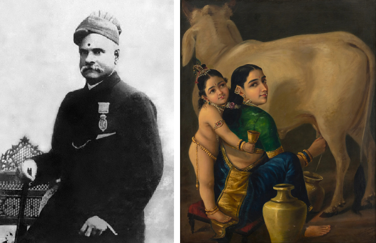 Artist Raja Ravi Varma | Raja Ravi Varma original painting