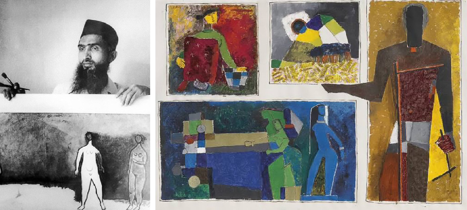 Modern artist M.F. Husain | M.F. Husain auction record painting