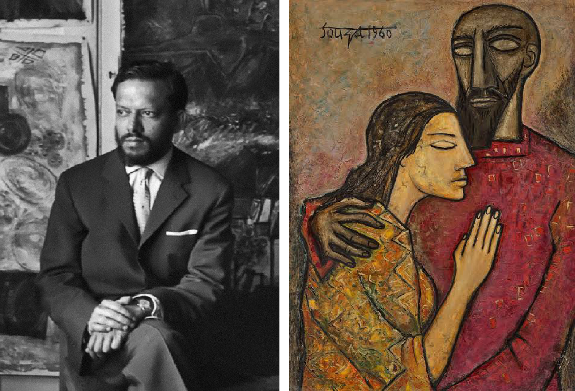 Artist F.N. Souza | F.N. Souza painting