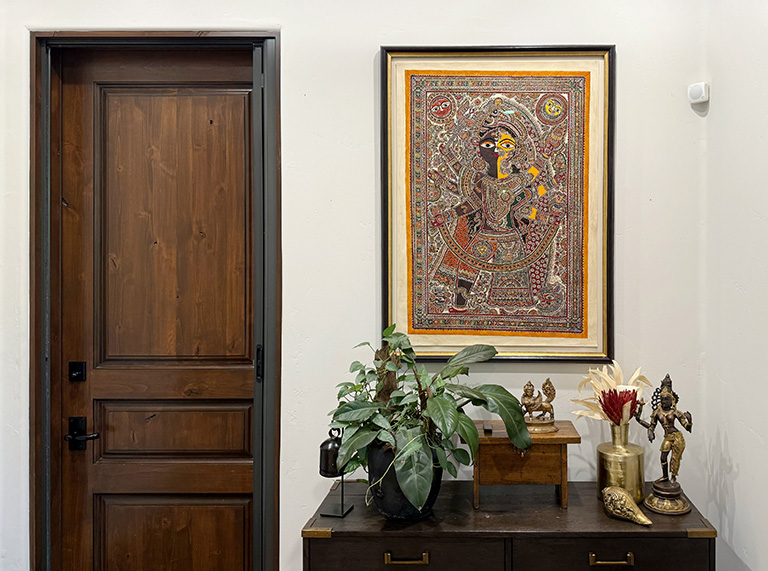 Client Installation: Mithila Art Client Installation: Mithila Art - Krishna