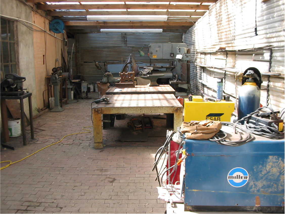 The metal shop where Michael Szabo learned metalworking and fabrication